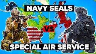 SAS Soldiers vs US Navy SEALs - Military Training Comparison