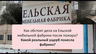 Как обстоят дела на Ельской мебельной фабрике после пожара? Какой реальный ущерб понесла фабрика?