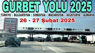 İstanbul’dan Almanya’ya Arabayla Yolculuk – Gurbet Yolu 2025