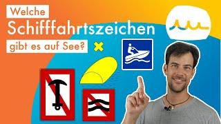 Schifffahrtszeichen für die SBF See Theorie Prüfung