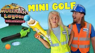 Handyman Hal’s mini golf challenge | Fun playing putt putt with awesome alex