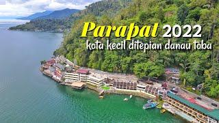 Drone Parapat 2022 | Kota Kecil ditepian Danau Toba