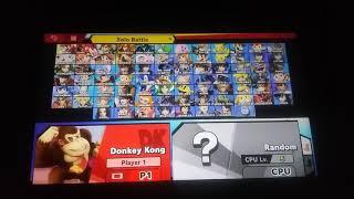 Super Smash Bros. Ultimate Announcer says All Super Smash Bros. 64 Character Names