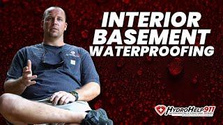 How to Waterproof Your Basement From The Interior | HydroHelp911 Interior Basement Waterproofing