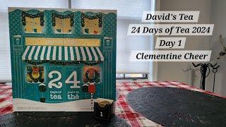 David's Tea 24 Days of Tea 2024 ! : Day 1 Clementine Cheer