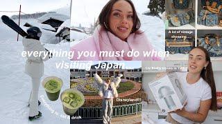 Japan Diaries: Snow & Tokyo Itinerary, Vintage shopping, things to do | ft. Liv moves house!!