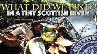 TREASURE in a Scottish Burn! Mudlarking VICTORIAN rubbish!