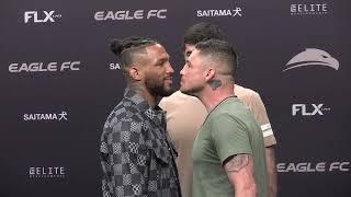 Kevin Lee vs Diego Sanchez intense faceoff Eagle FC 46