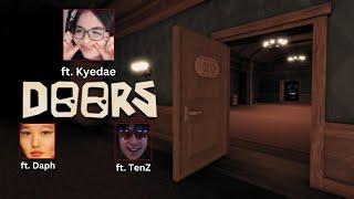 Kyedae Plays DOORS (Roblox Horror Game) w/TenZ, Daph and SuperTF