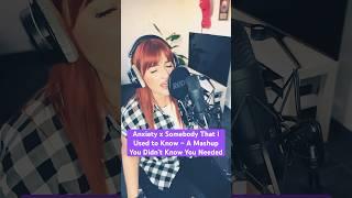 This mashup got stuck in my head so I had to make it happen!#anxiety #somebodythatiusedtoknow #cover