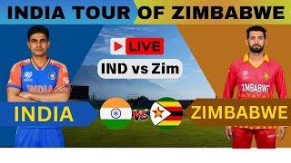 INDIA vs ZIMBABWE LIVE MATCH |IND VS ZIM LIVE T20 MATCH  |LIVE SCORES AND COMMENTARY |IND VS ZIM