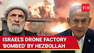 Hezbollah 'Bombs' Israel's Arms Production Factory; 'Barrage Of Rockets Hit...' | Watch