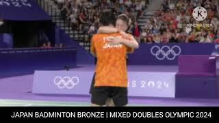 japan vs Korea bronze | Japan bronze | Badminton japan mixed double  bronze Olympic