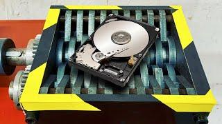 Shredding a Hard Drive - Proper Data Destruction