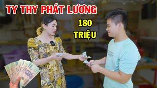 Ty Thy phát lương 180 triệu cho nhân viên- Ty Thy Vlog Gỏi đu đủ