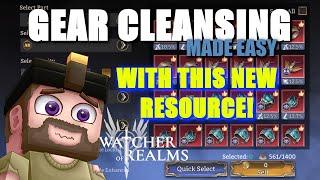 Gear Cleanse Guide - Now Easy With This Amazing New Feature | Watcher of Realms