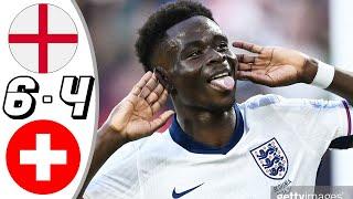 England vs Switzerland 1-1 Pen 5-3- All Goals & Highlights - Euro 2024