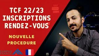 TCF 2022 - 2023 Inscription et Rendez Vous كيفية التسجيل