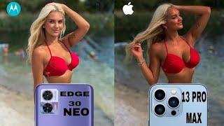 Motorola Edge 30 Neo Vs iPhone 13 Pro Max Camera Test Comparison