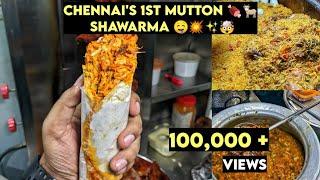 Chennai's 1st Mutton  Shawarma | Food review Tamil | Peppa Foodie #shawarma #streetfood #mutton