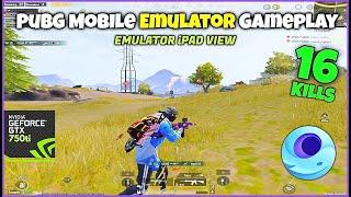 Pubg Mobile Emulator Gameplay - 16 Kills | GTX 750ti - Smooth + 90 FPS | Pubg Gameloop - iPad View