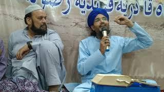 Allama Muhammad Faisal Qadri (mahana mehfil Khanqah e Qadria Fareedia Razvia karachi)