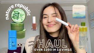 my biggest nature republic (k-beauty) haul to date... | over $200 in savings!