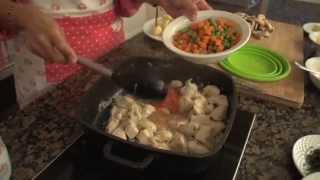 دجاج بكور البطاطا غاده التلي chicken with potato balls Ghada El Tally