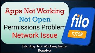 How To Fix Filo App not working | Not Open | Space Issue | Keeps Crashing Problem