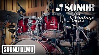 Sonor VINTAGE SERIES drums & Agean NATURAL cymbals sound demo