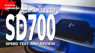 ADATA SD700 1TB External SSD Speed Test and Review