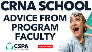 #101: CRNA School Advice Directly From CRNA Program Faculty Members!