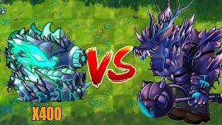 PVZ 1 Fusion 2.3 Challenge!! 400 Plants Fusion VS 400 Ultimate Obsidian Gargantuar - Who Will Win?