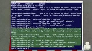 Command Line Basics 8: Using the grep command
