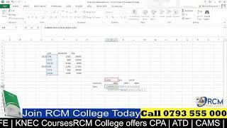 CPA BDA Online Classes - Financial Statements on Excel