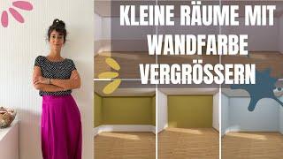 Kleine Räume mit Wandfarbe vergrößern | 5 Tipps für's Streichen | Anna Bergner Interior Design