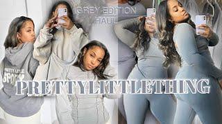 PRETTYLITTLETHING HAUL: GREY EDITION | Hoodies, PLT Sport Petite, Co-ord, & Accessories |