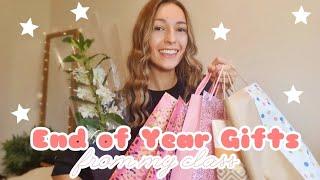 End of Year Presents from my Class | Thank You gifts | UK Teacher Haul
