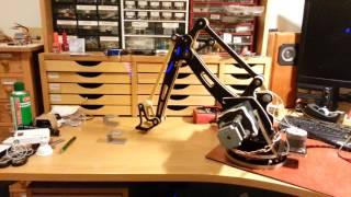 Stepper motor robot arm controlled with grbl and bcnc