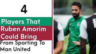 4 Players Ruben Amorim Could Bring from Sporting to Man United