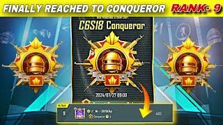 FINALLY REACHED CONQUER AGAINST H@CKER IN ONLY 4 DAYS (C6S18) | DUO RANK PUSH TIPS & TRICKS | #bgmi