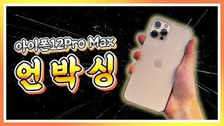 아이폰 12Pro Max 골드 언박싱 : 12Pro랑 차이점은?