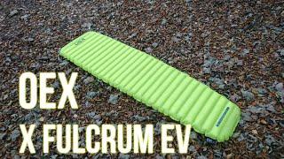 OEX FULCRUM EV INFLATABLE  SLEEPING MAT " thermal heat reflecting strips