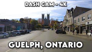 Gorgeous Guelph, Ontario: A 4K Drive Through Urban Beauty ️