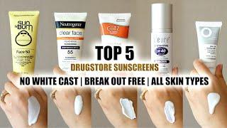 I TESTED 40 SUNSCREENS & HERE ARE MY TOP FIVE | Zero White Cast, No Break-Outs & For All Skin Types