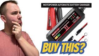 This Battery Charger Works Great For Storing Vehicles | MOTOPOWER Automatic Battery Charger Review