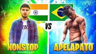 APELAPATO  VS NONSTOP GAMING   || BRAZIL  INDIA  #nonstopgaminglive   - FREE FIRE LIVE