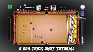 Mohannad xd and loord ayman trick shot tutorial | 6 rail tutorial