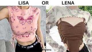 LISA OR LENA  FANCY BAGS & PRETTY MAKEUP WHO Wears It Better ? @helena035