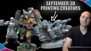 September: My Favourite Tabletop Miniature Creators, Releases, and STL's